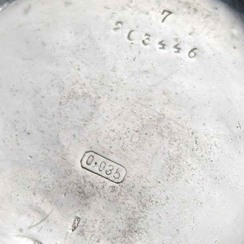 1893年頃 アンティーク Stauffer&Co 懐中時計 銀側ハーフハンター 動作良好